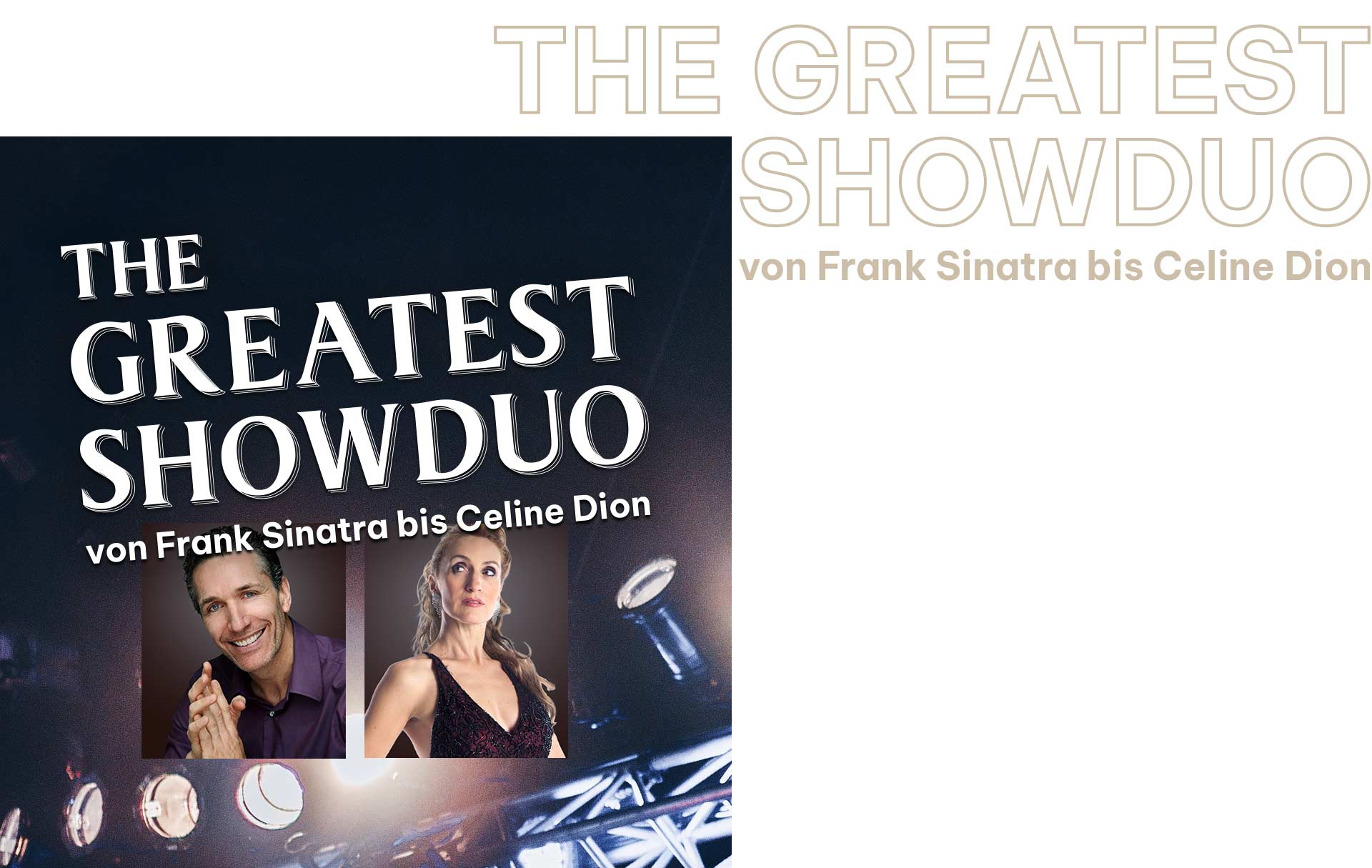 The Greatest Showduo mit Marion Wilmer und Nigel Casey Konzert Seesen